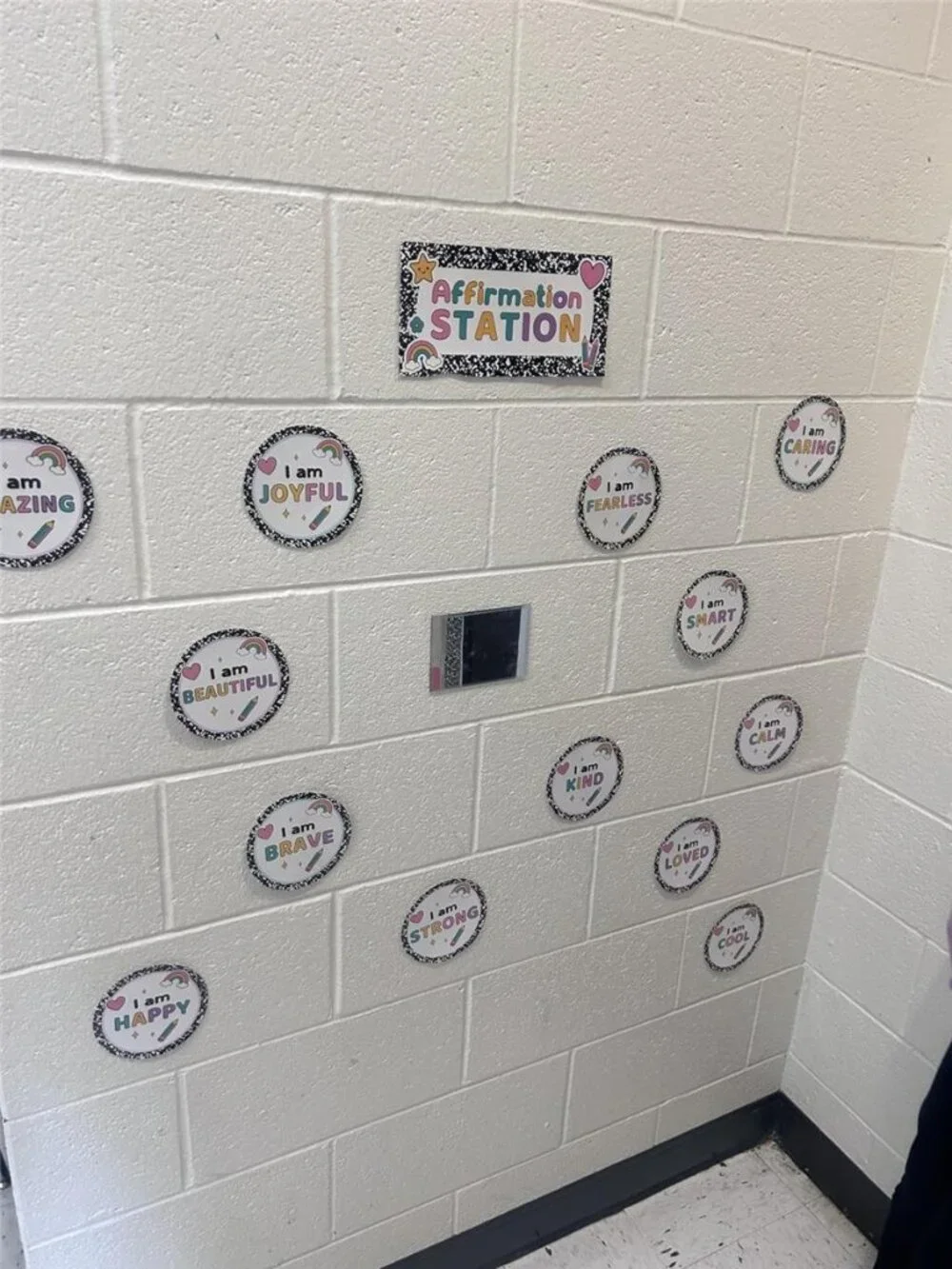 Composition Notebook Positive Affirmations Station Bulletin Board Sets